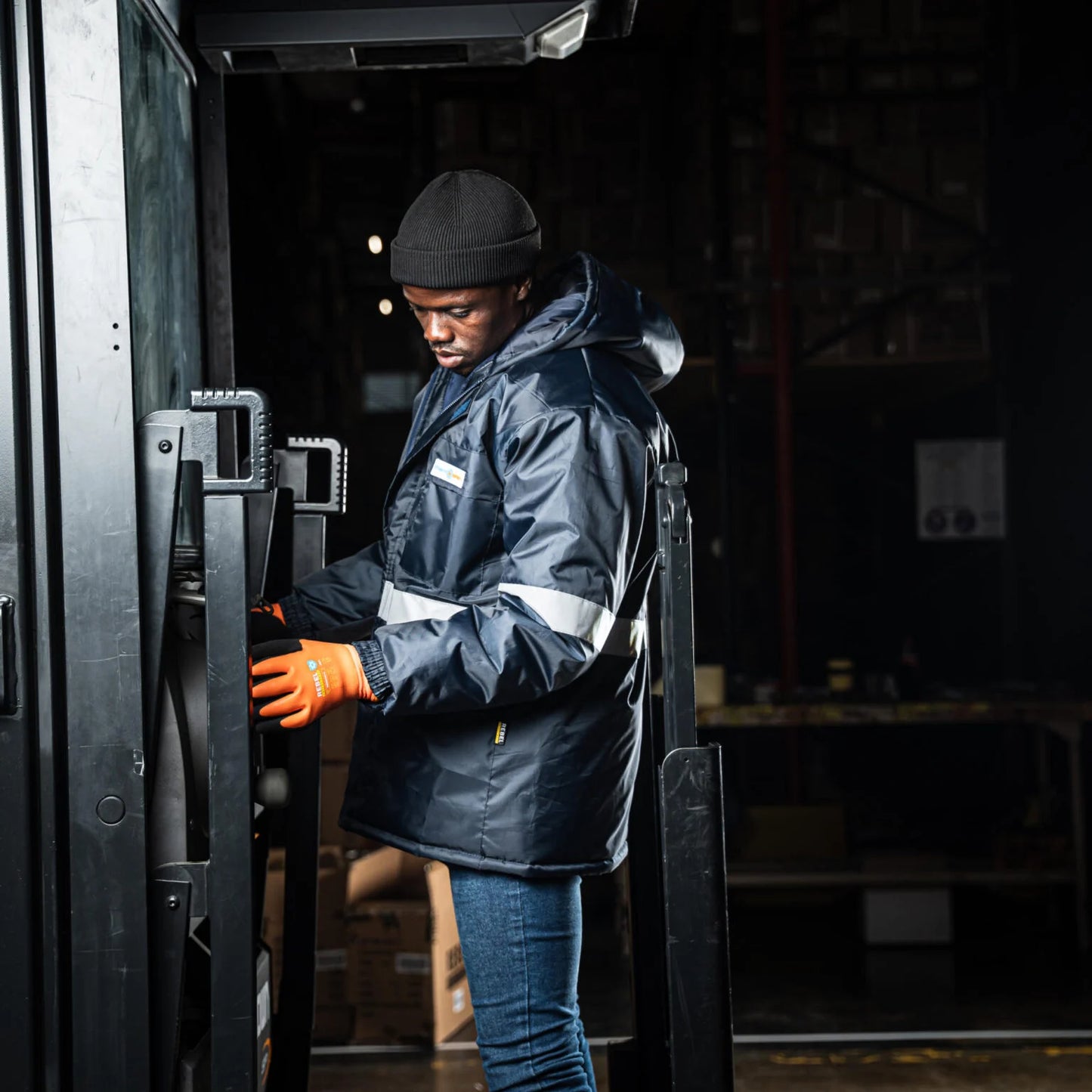REBEL Thermoskin Freezer Jacket with Reflective Tape