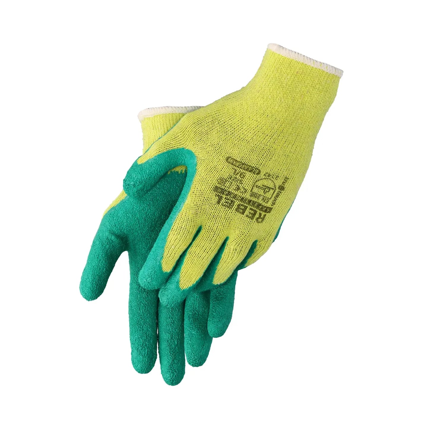 REBEL Tru Touch Green Latex Gloves