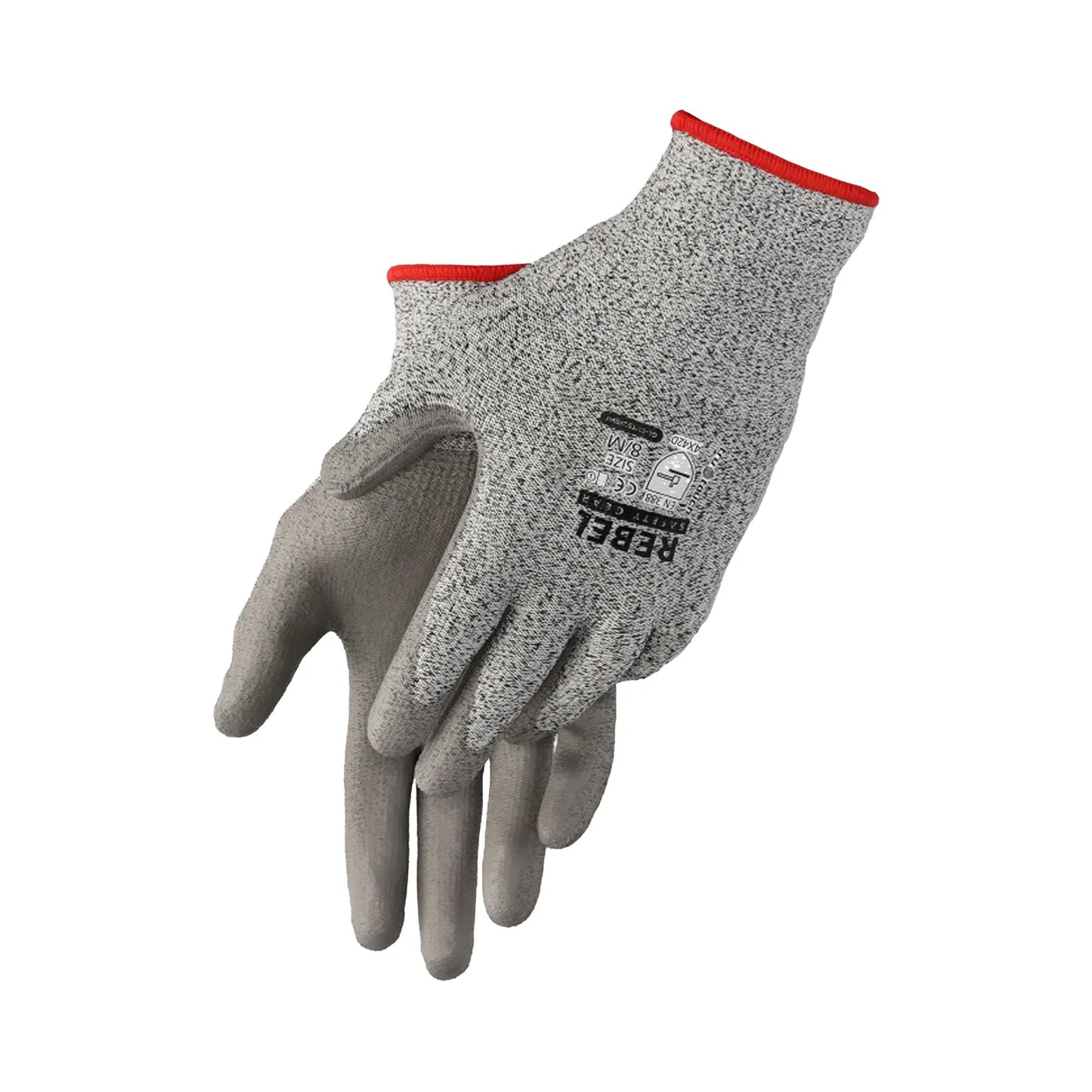 REBEL Tru Touch Cut 5 PU Wrist Gloves