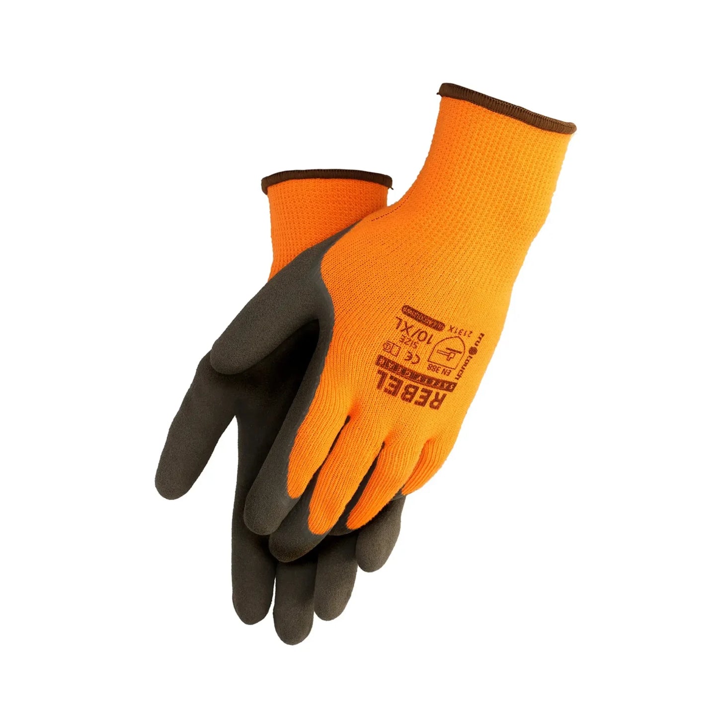 REBEL Tru Touch Orange Sandy Latex Cold Gloves