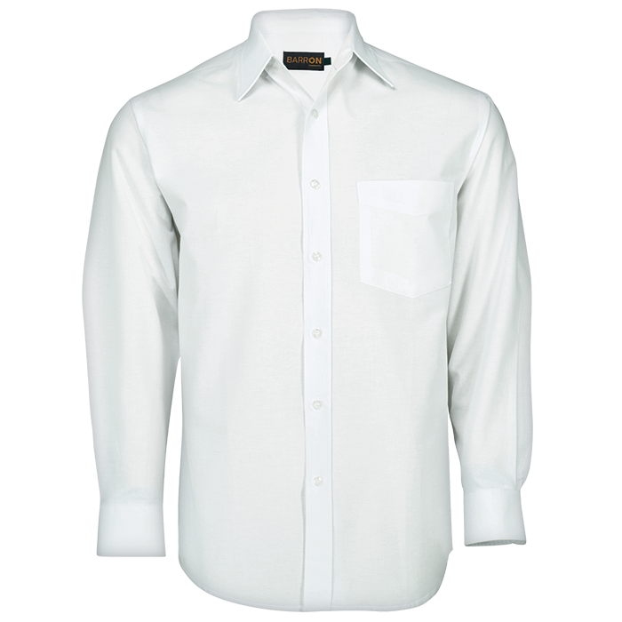 Basic Poly Cotton Men Long Sleeve Shirt