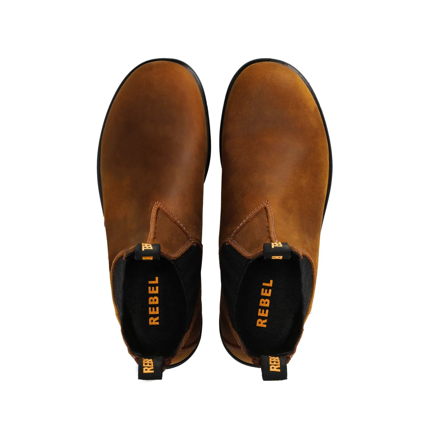 REBEL Urban Retro Classic Chelsea Boot Rustic Brown