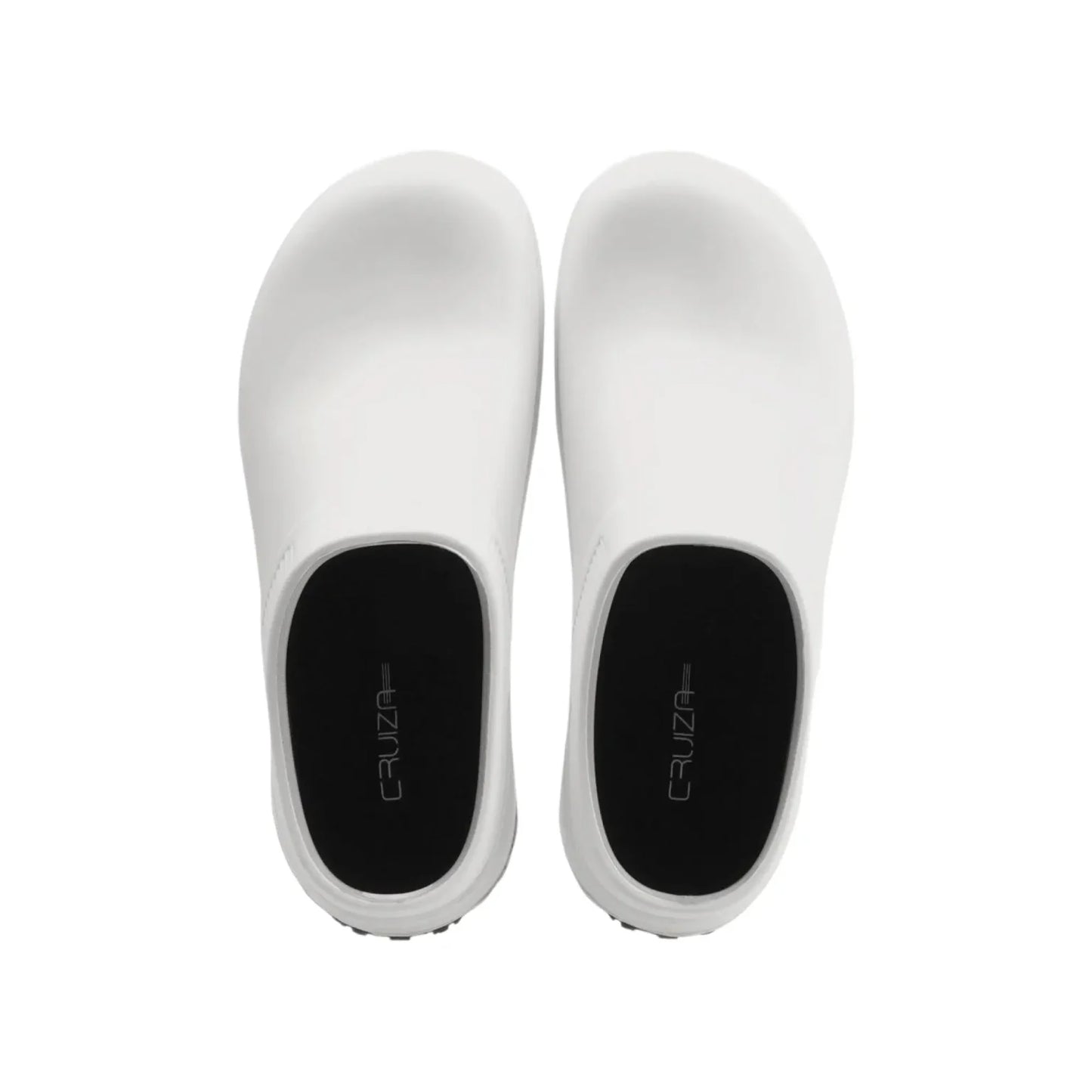 REBEL Cruiza Chef-Pro Slip-on Clog No Strap White and Black
