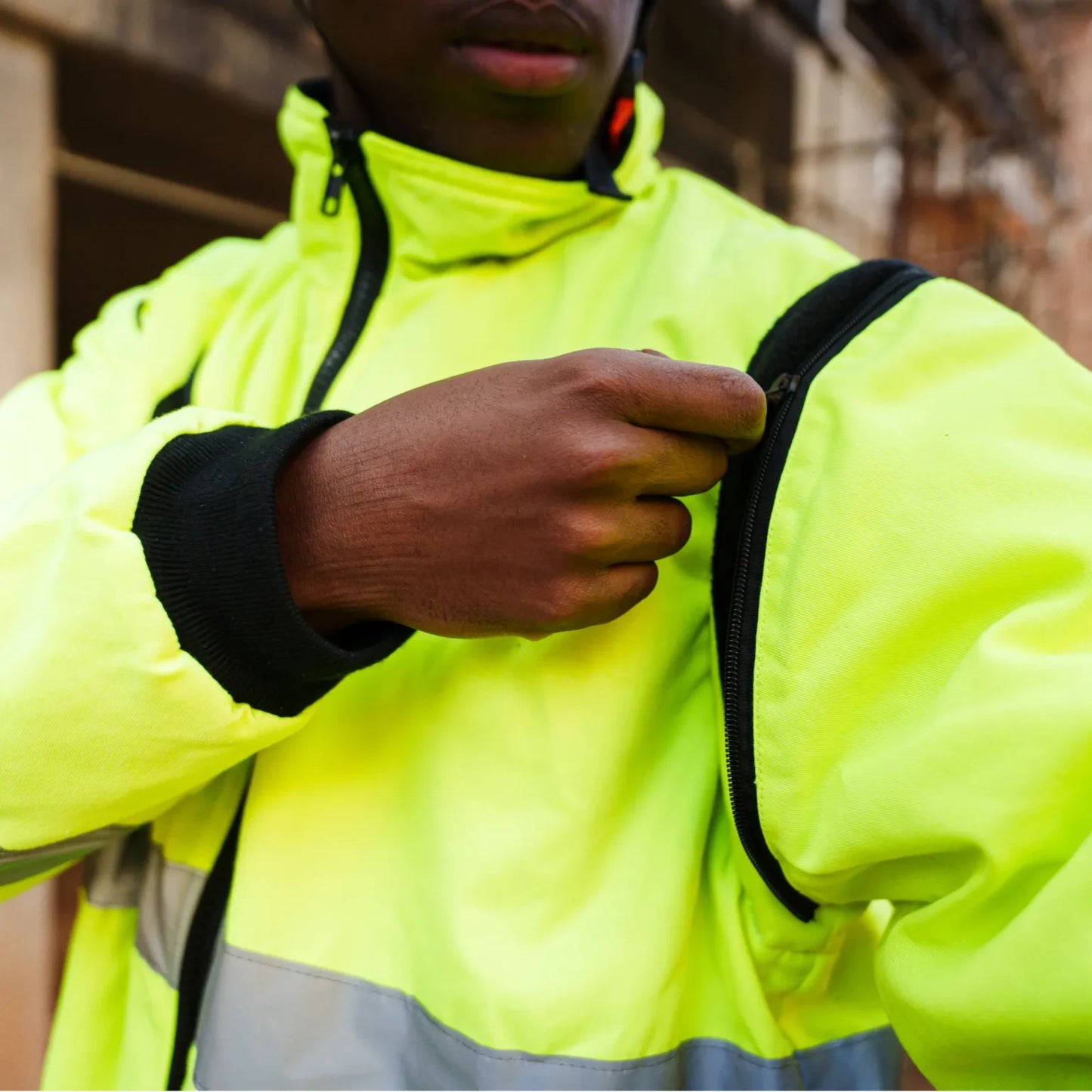 REBEL Thermoskin Bunny Jacket Hi-Viz Lime