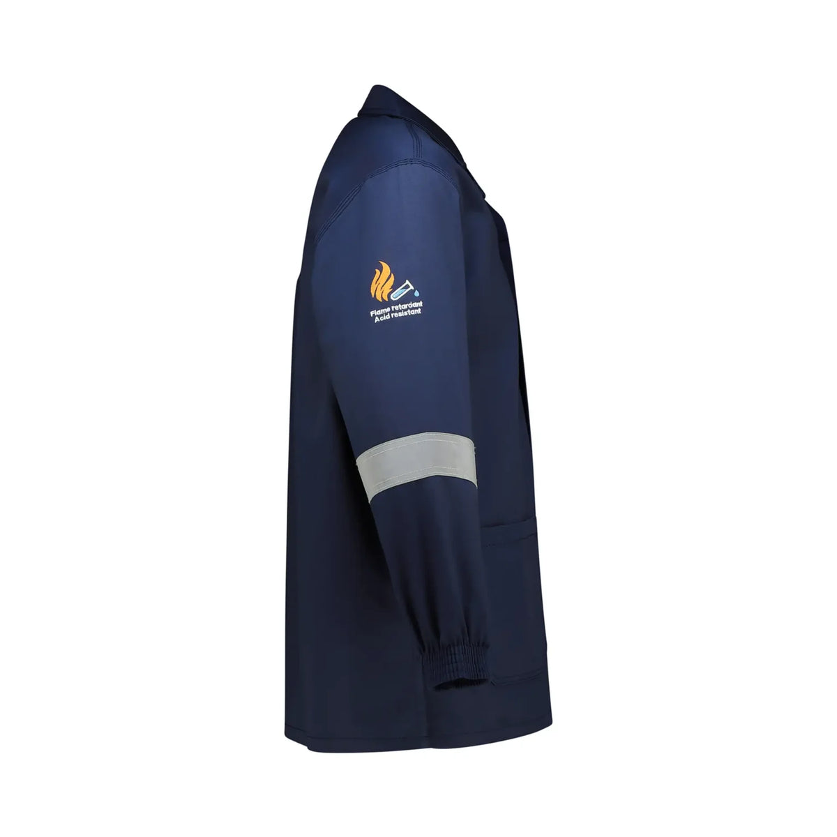 REBEL Workwear Conti Jacket D59 Acid/Flame Reflective Navy