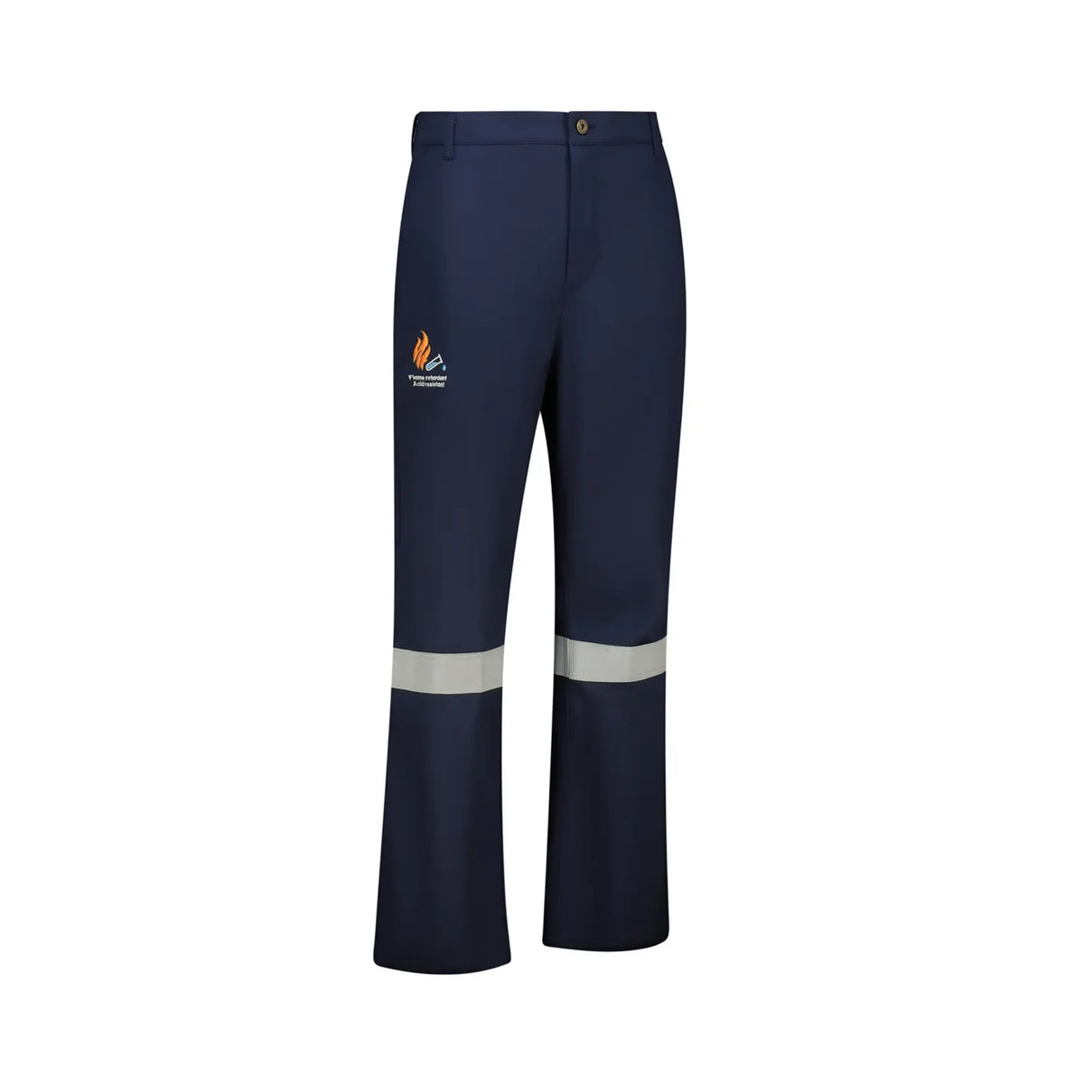 REBEL Workwear Conti Trousers D59 Acid/Flame Reflective Navy