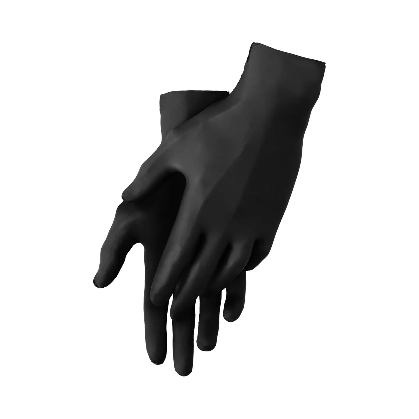 REBEL Tru Touch Black Nitrile Disposable Examination Gloves