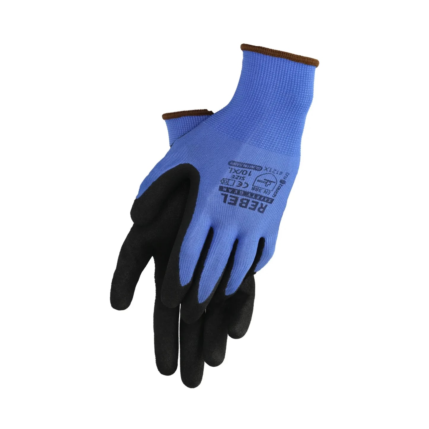 REBEL Tru Touch Blue Sandy Nitrile Gloves
