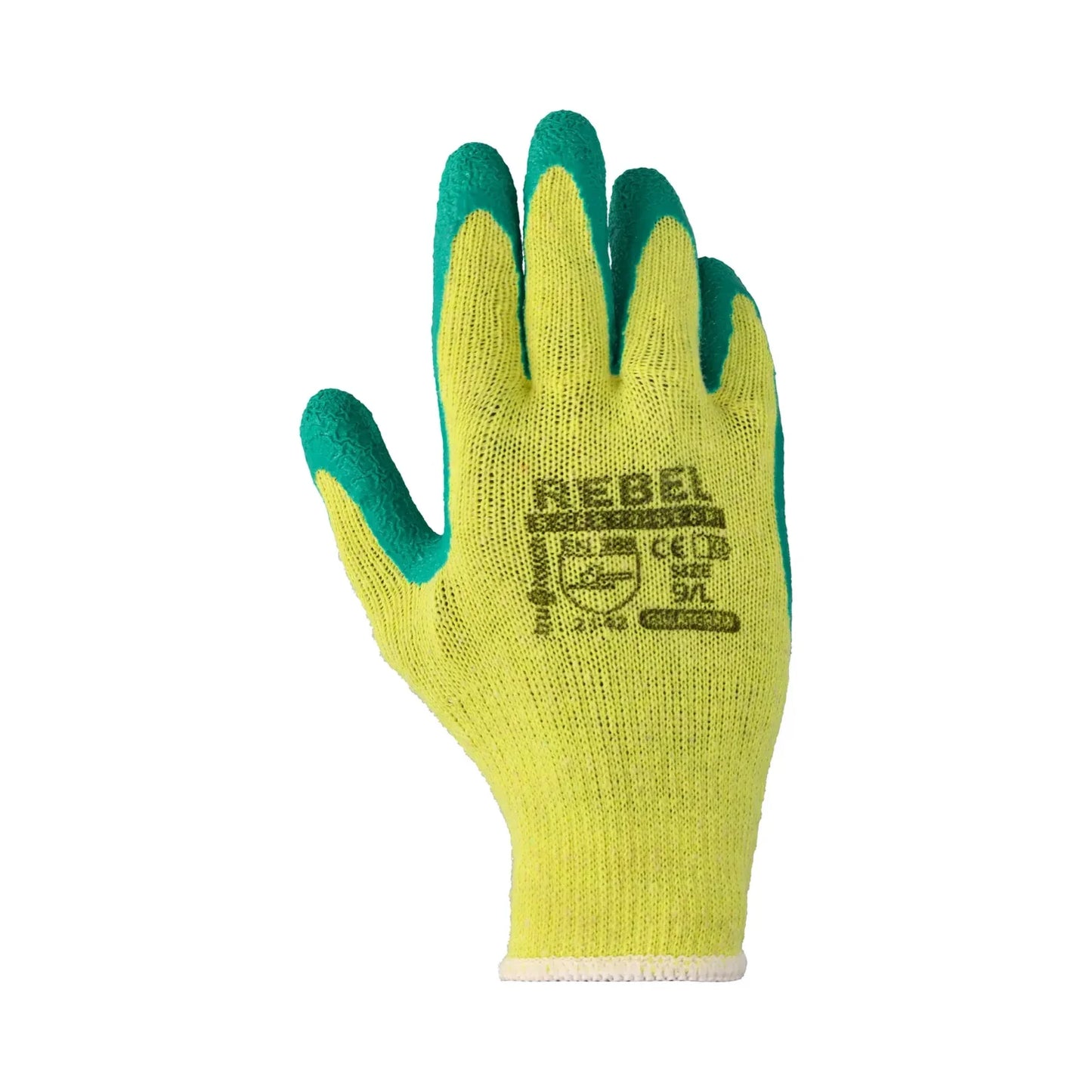 REBEL Tru Touch Green Latex Gloves
