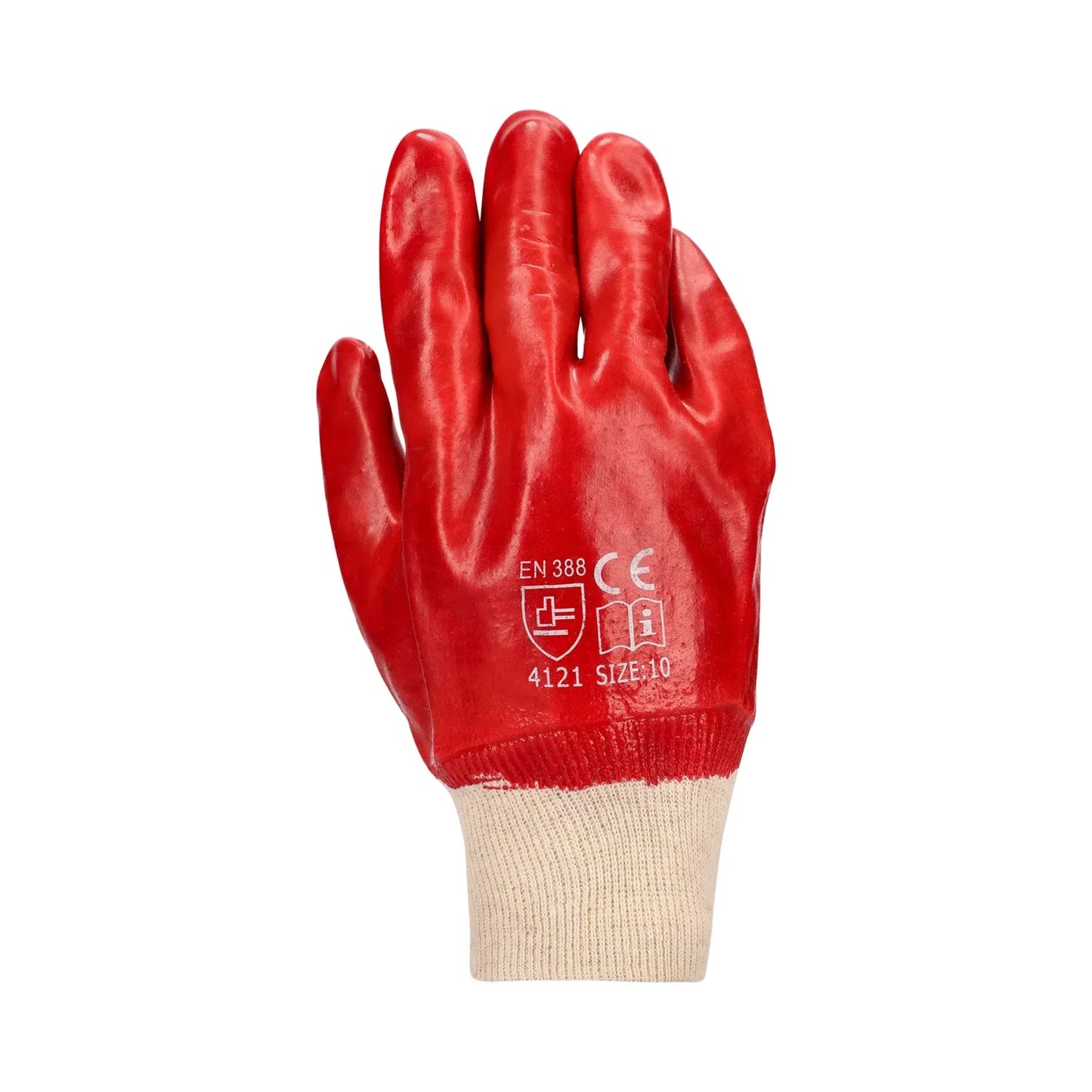 REBEL Tru Touch Red PVC Medium Weight Wrist Gloves