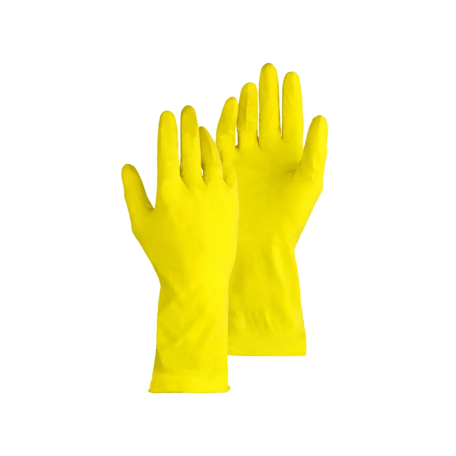 REBEL Tru Touch Yellow Rubber Household Gloves
