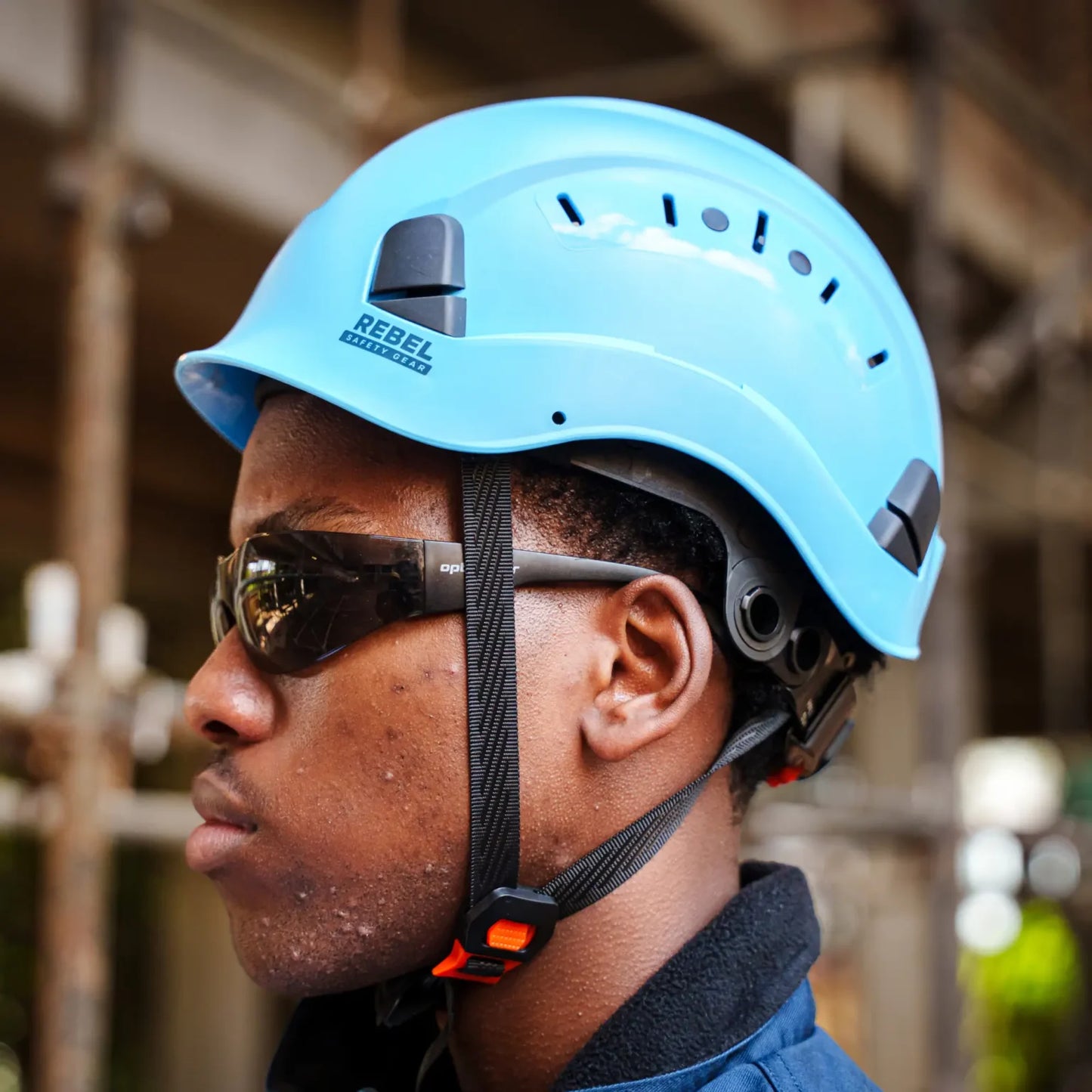 REBEL HALO 1000 Industrial Helmet with Chin Strap