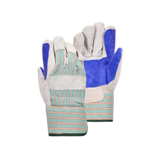 REBEL Tru Touch Leather Rigger Candy-Striped Gloves