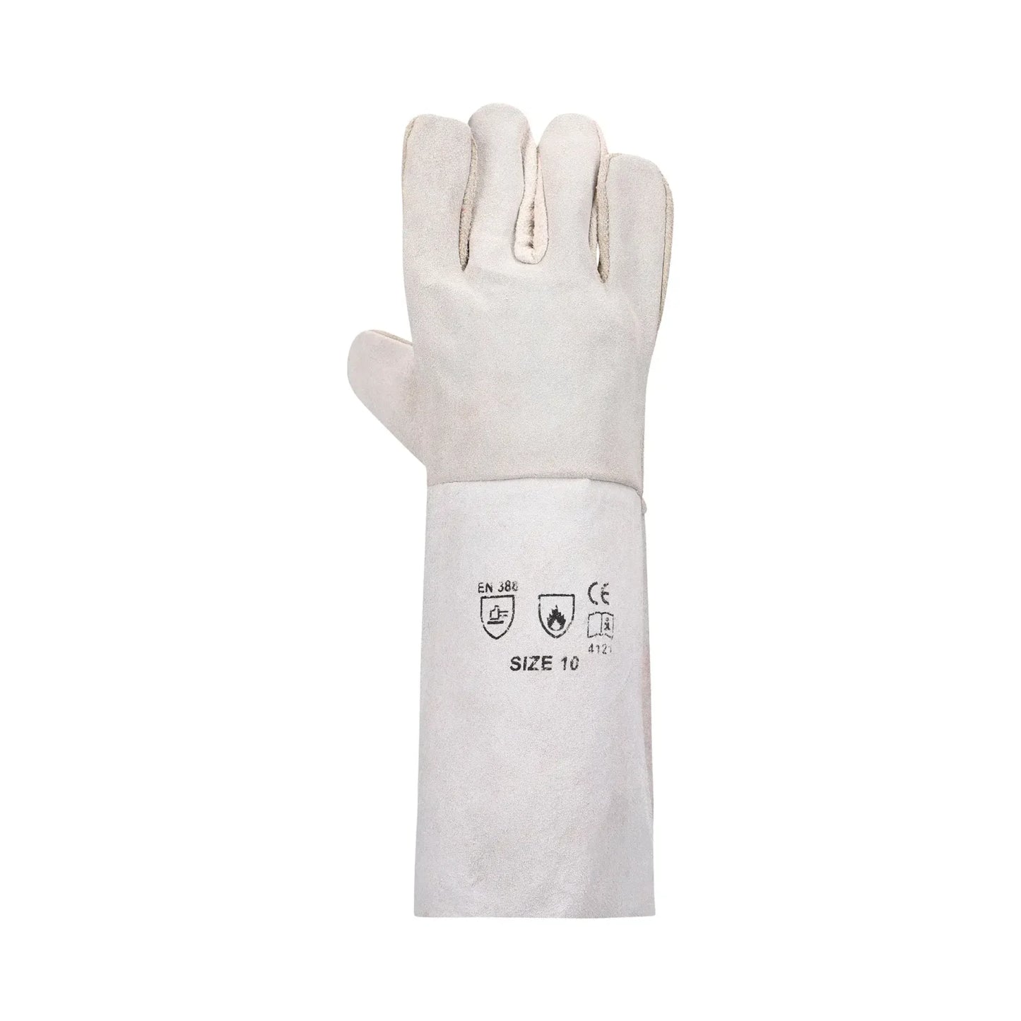 REBEL Tru Touch Chrome Leather Gloves Elbow Length