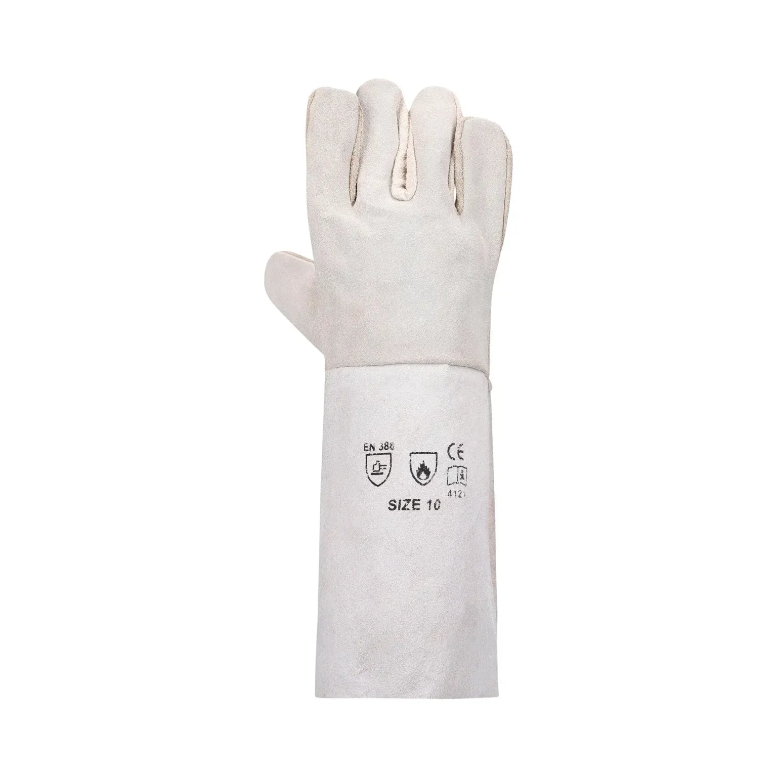 REBEL Tru Touch Chrome Leather Gloves Elbow Length