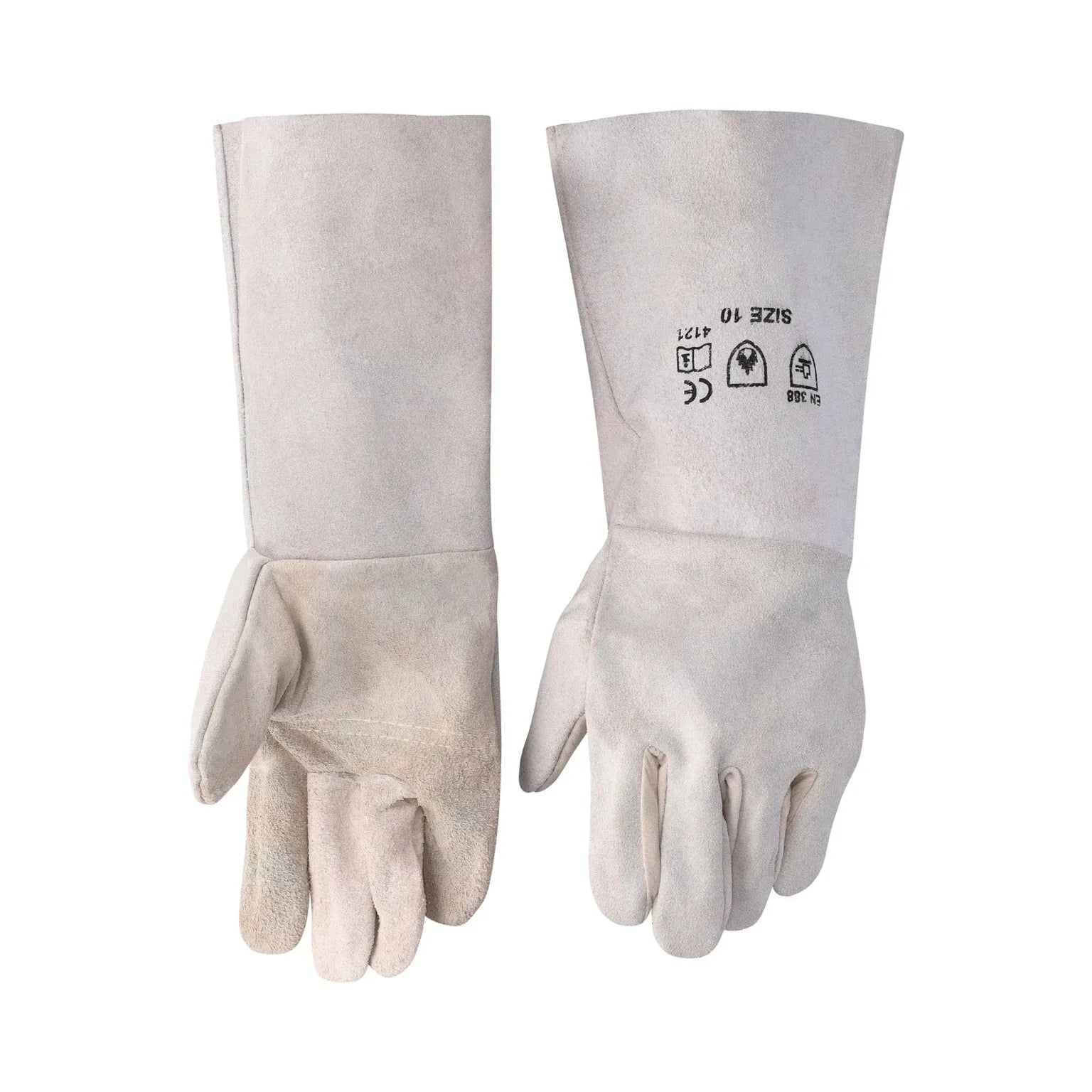 REBEL Tru Touch Chrome Leather Gloves Elbow Length