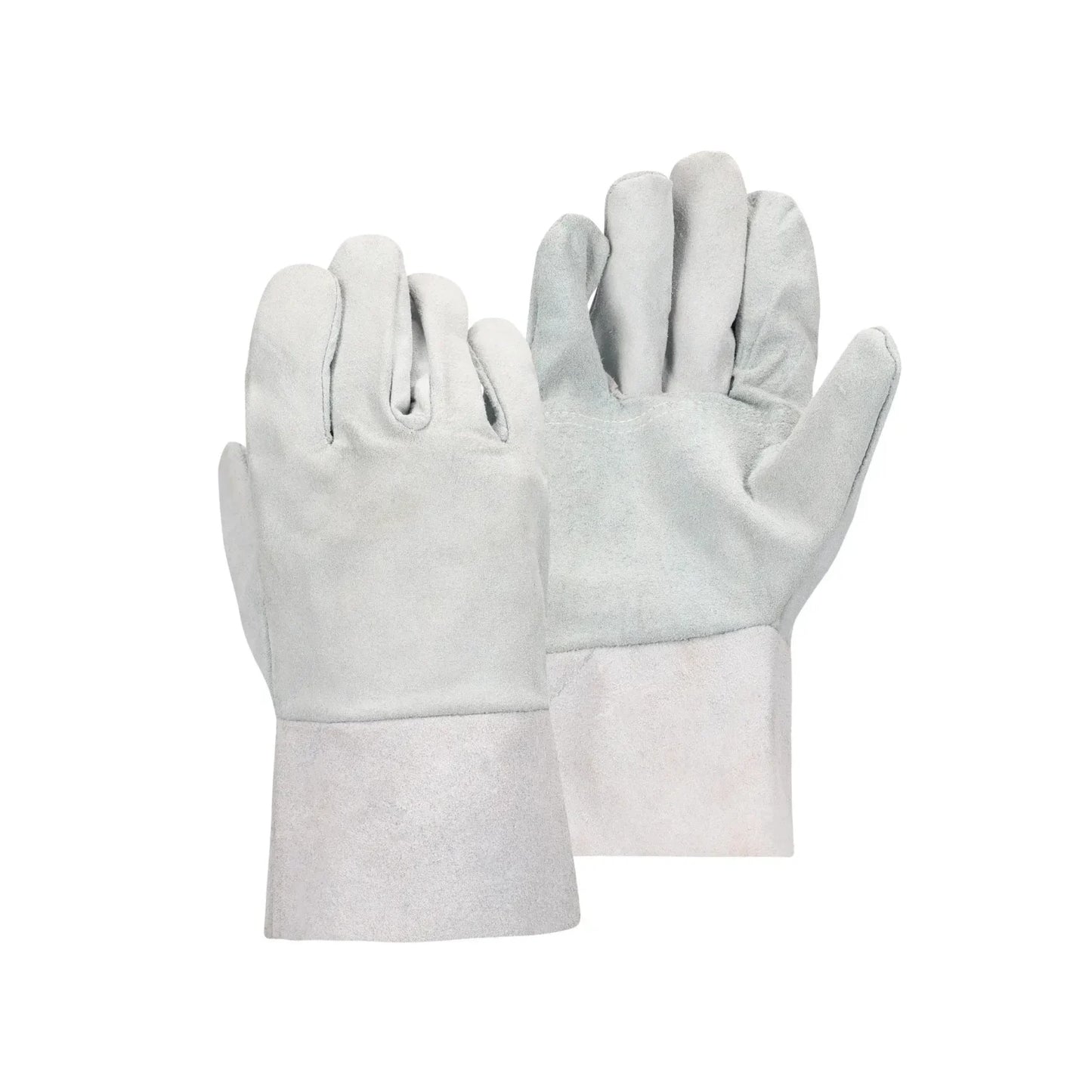 REBEL Tru Touch Chrome Leather Gloves Wrist Length