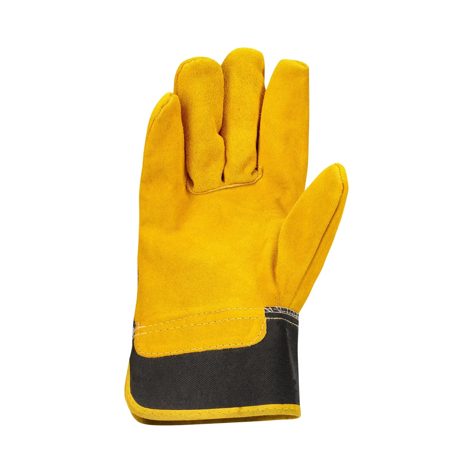 REBEL Tru Touch Chrome Leather Yellow Candy Superior Wrist Gloves