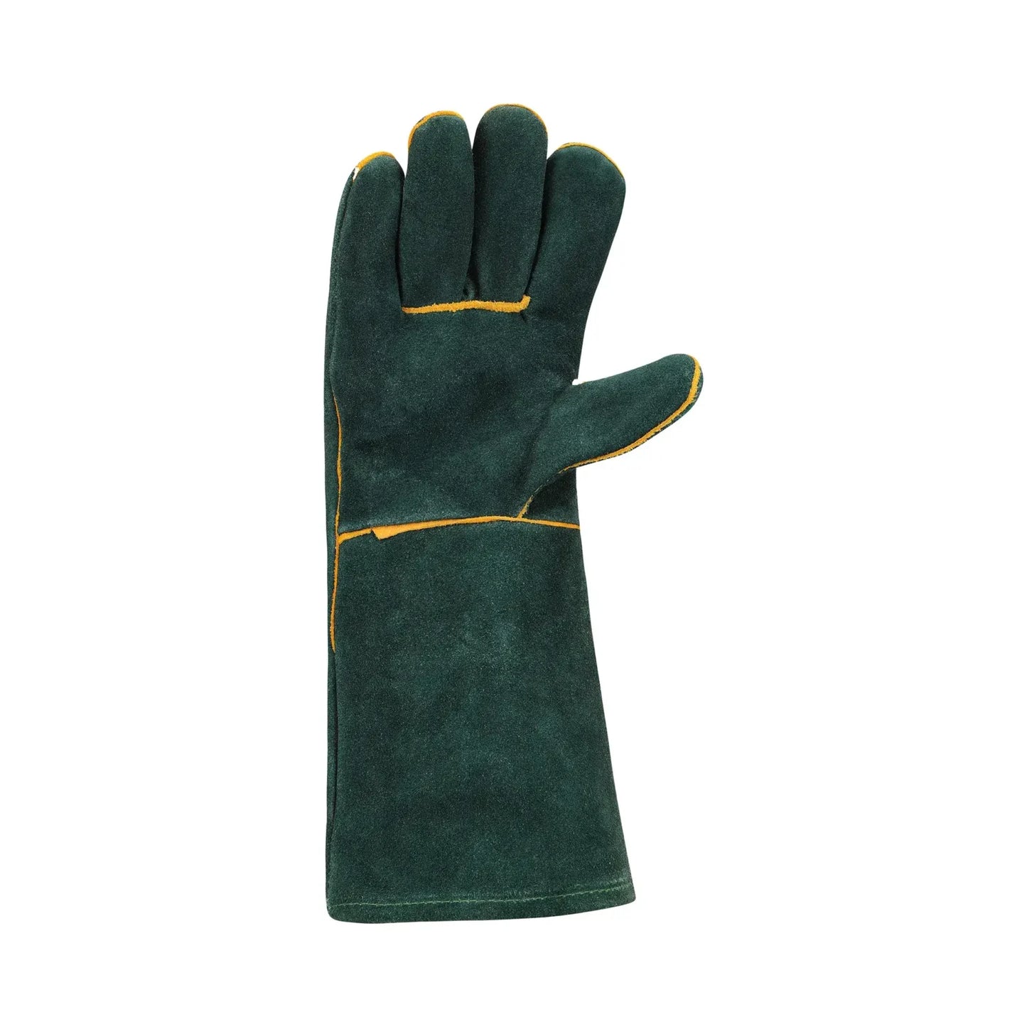 REBEL Tru Touch Green Lined Welders Elbow Gloves 40cm