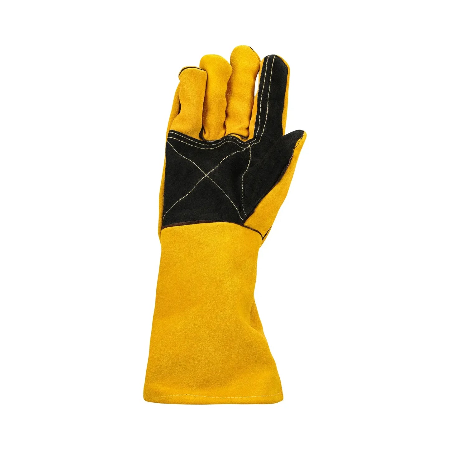 REBEL Tru Touch Yellow Lined Welders Superior Elbow Length Gloves