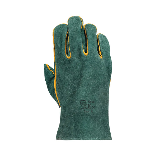 REBEL Tru Touch Green Lined Welders Wrist Gloves