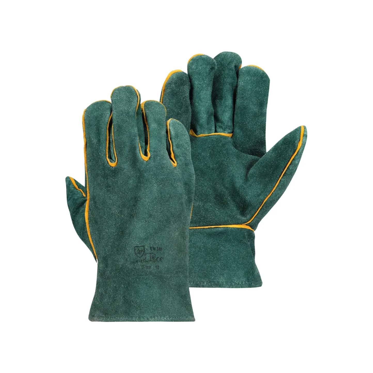 REBEL Tru Touch Green Lined Welders Wrist Gloves