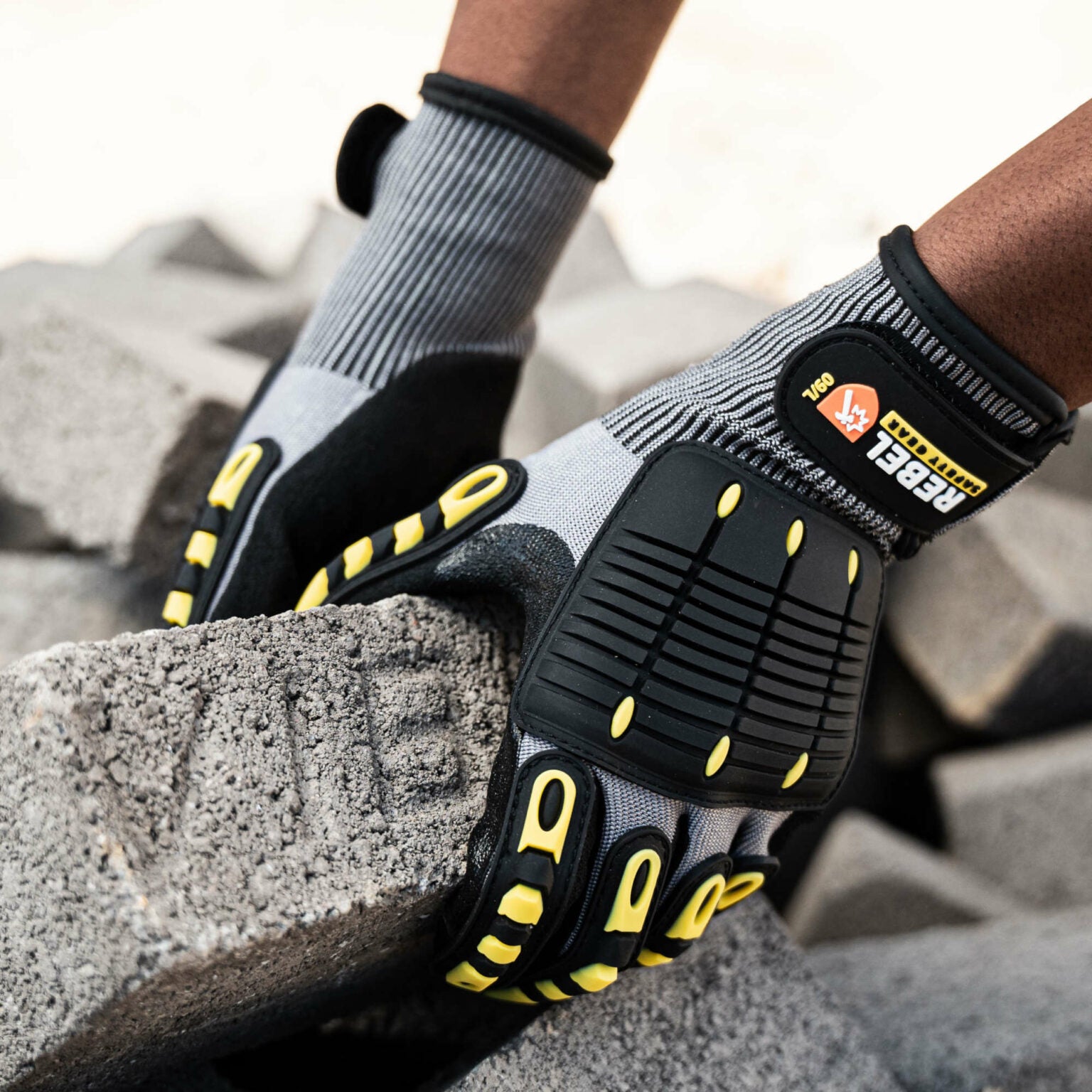 REBEL Impact Wrist Length Gloves