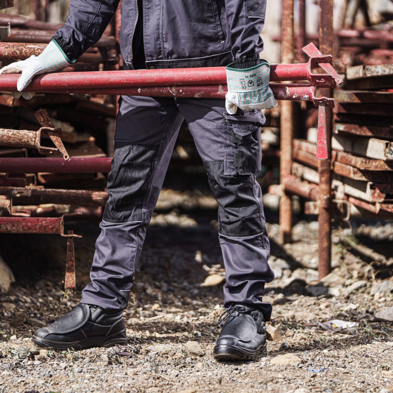 REBEL Men’s Tech Gear Trousers Gun Metal