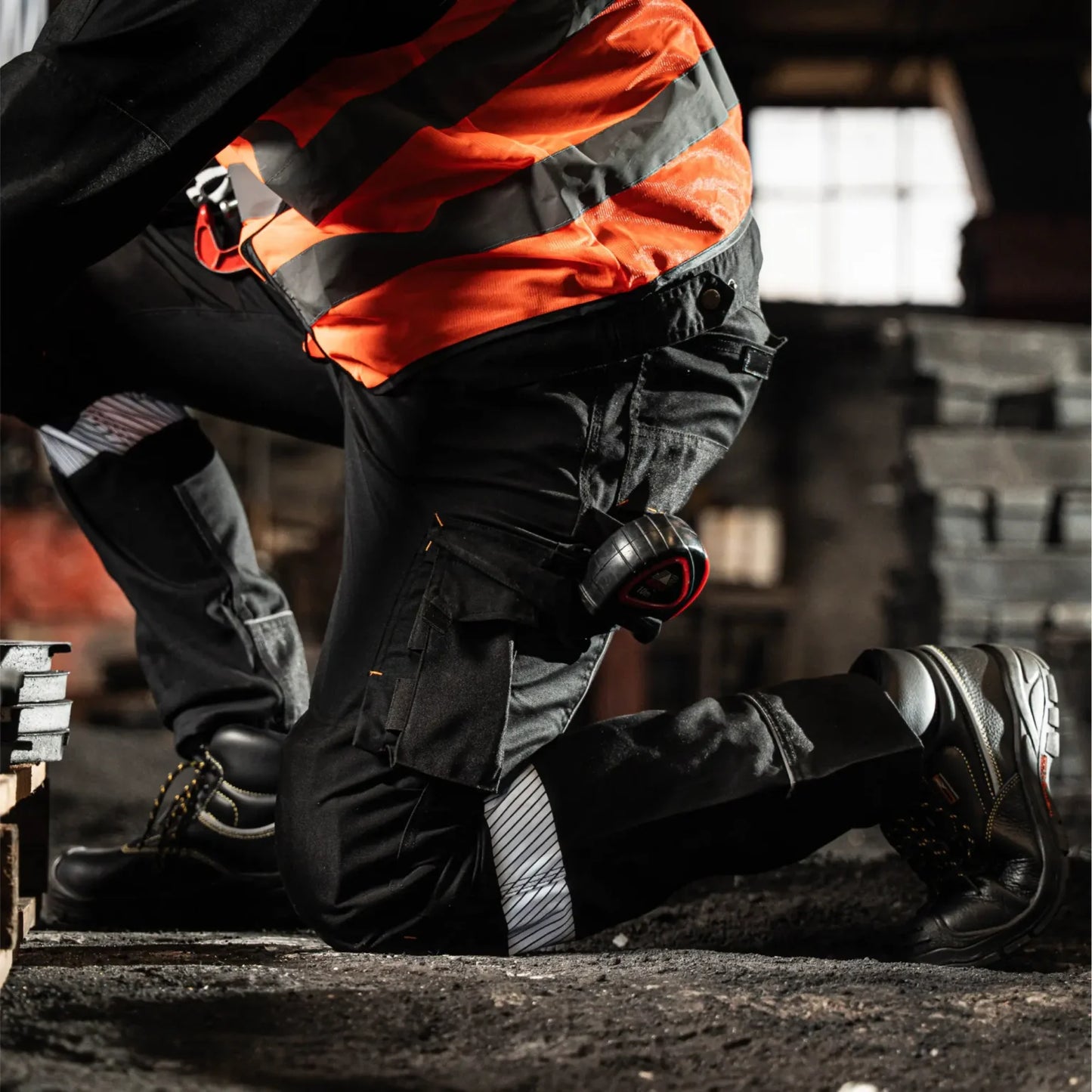 REBEL Men’s Tech Gear Trousers Raven Black Pro