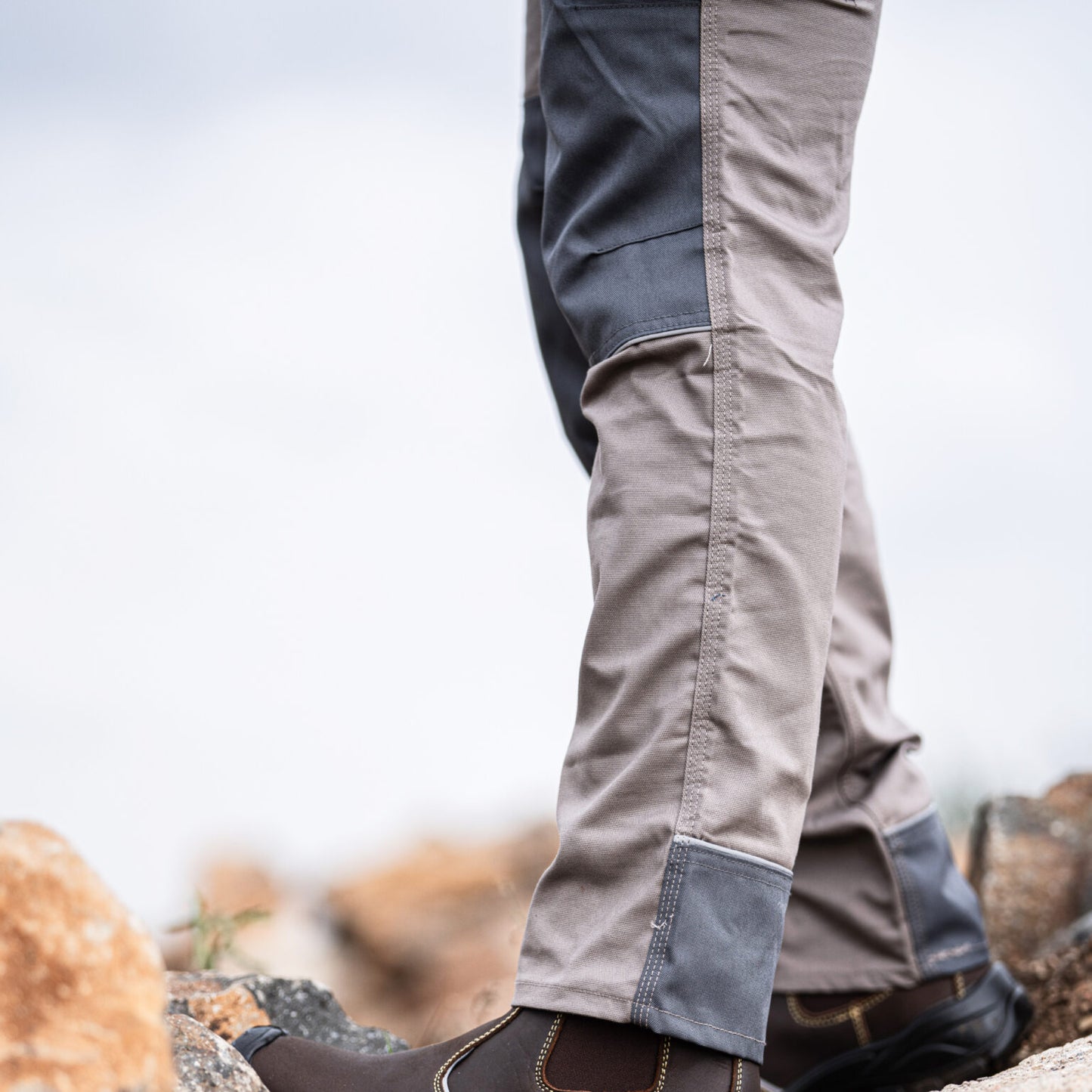 REBEL Men’s Tech Gear Trousers Desert Dust