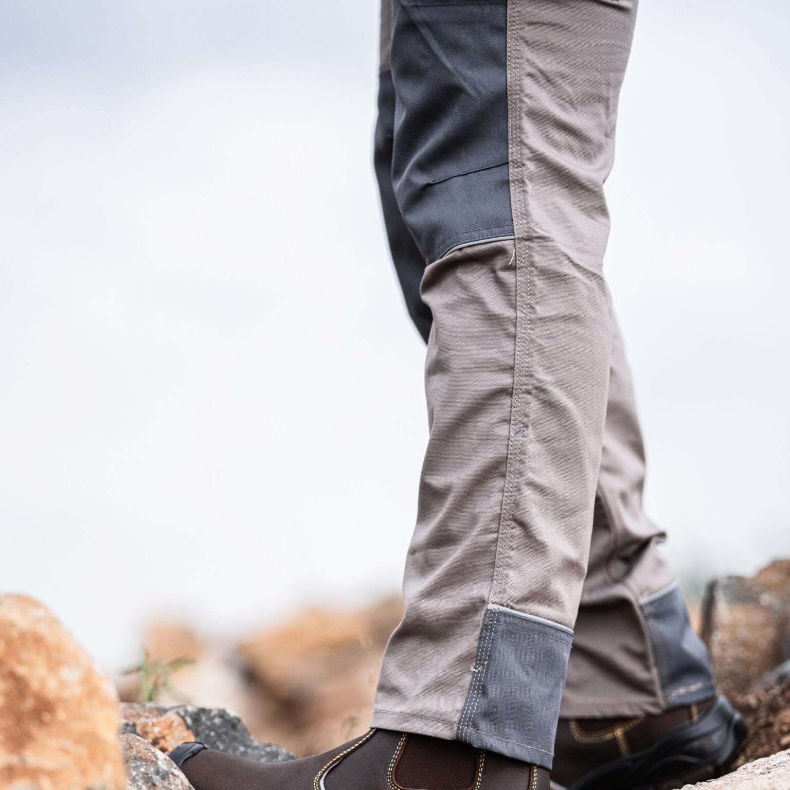 REBEL Men’s Tech Gear Trousers Desert Dust