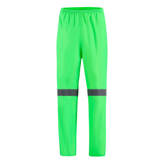 High Viz Rain Trousers With Reflective Tape