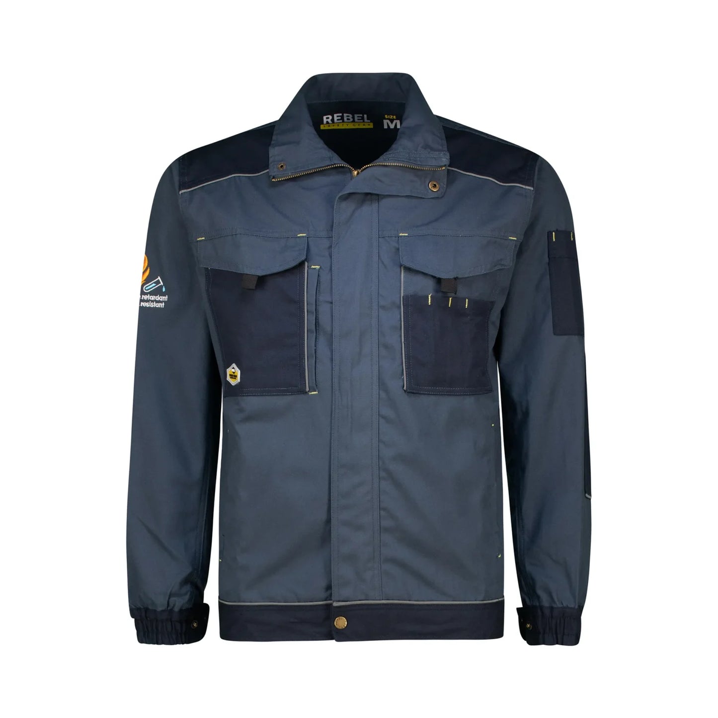 REBEL Tech Gear Acid Flame Jacket Airforce Blue