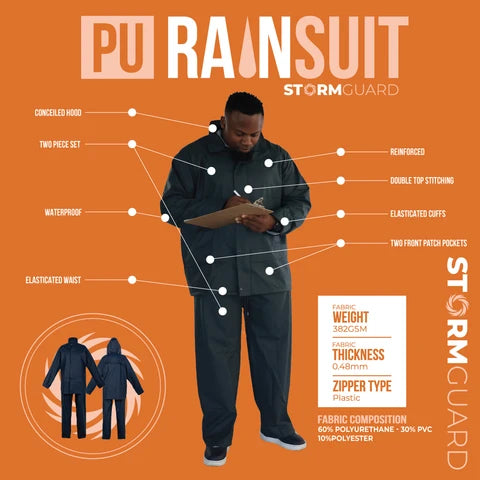 STORMGUARD PU RAINSUIT - PREMIUM WEAR