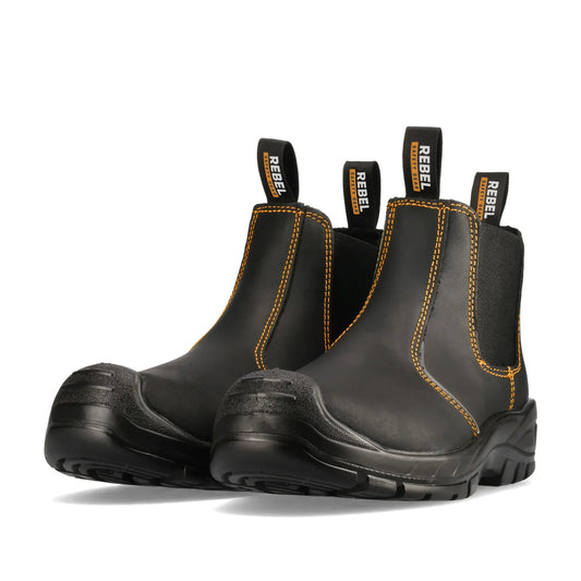 REBEL Anvil Chelsea Boot Black