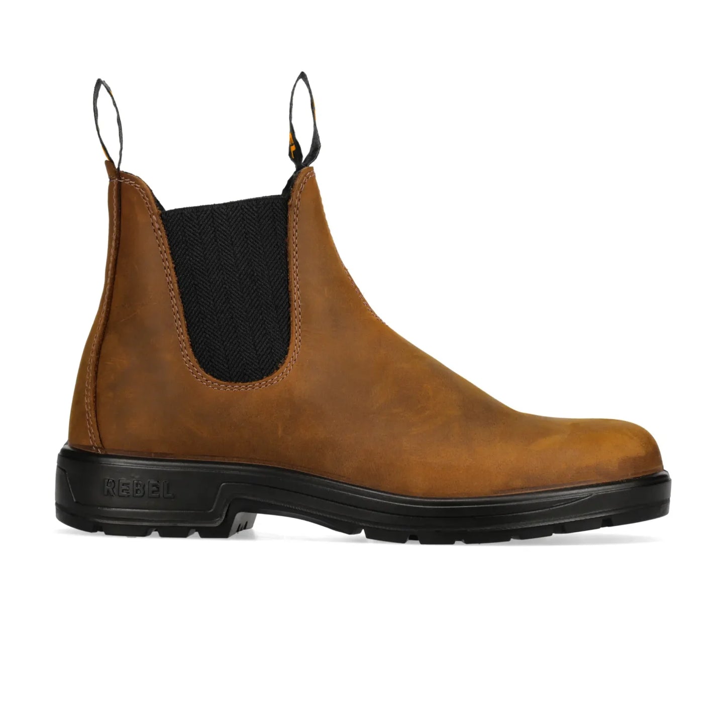 REBEL Urban Retro Classic Chelsea Boot Rustic Brown