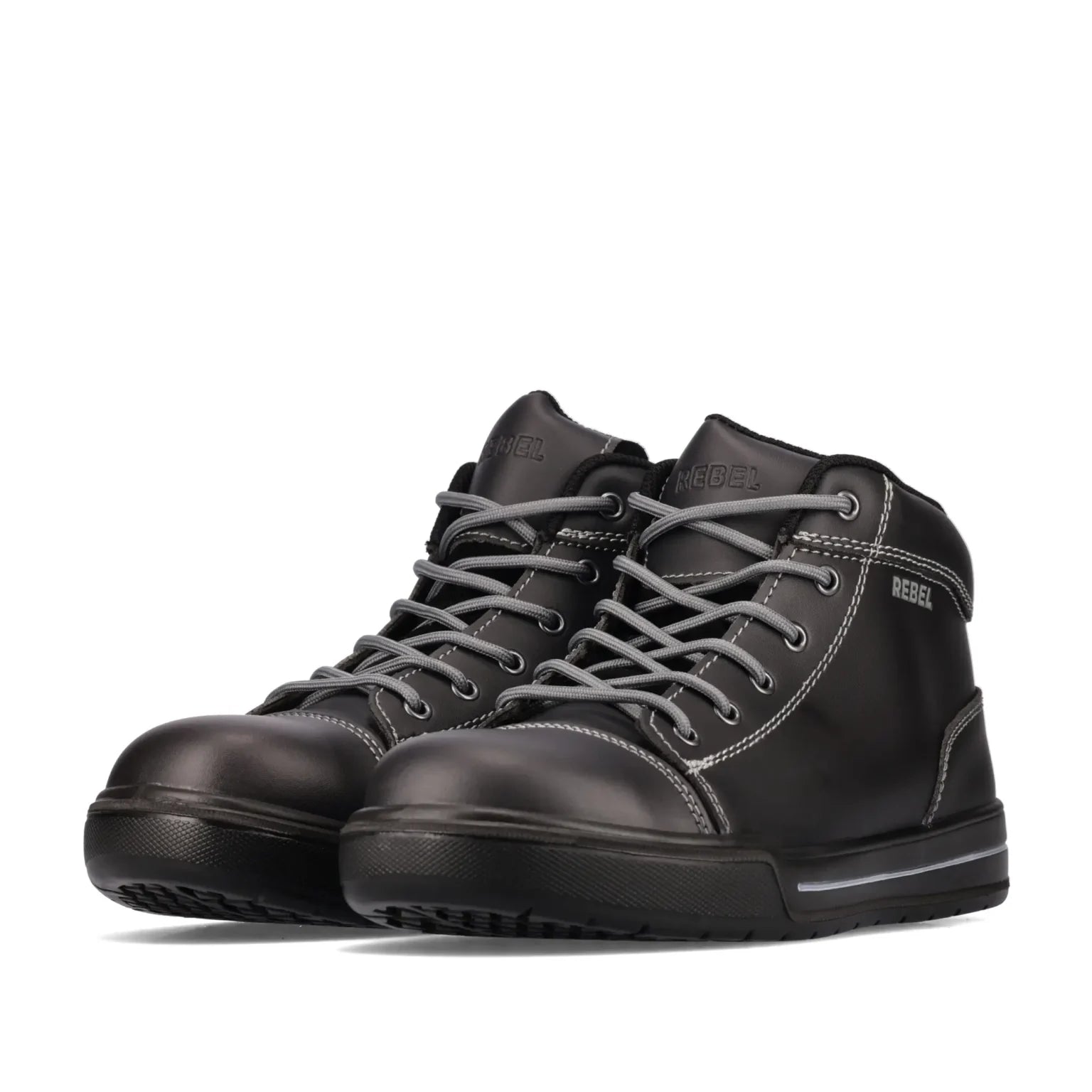 REBEL Hi Top Boot Black