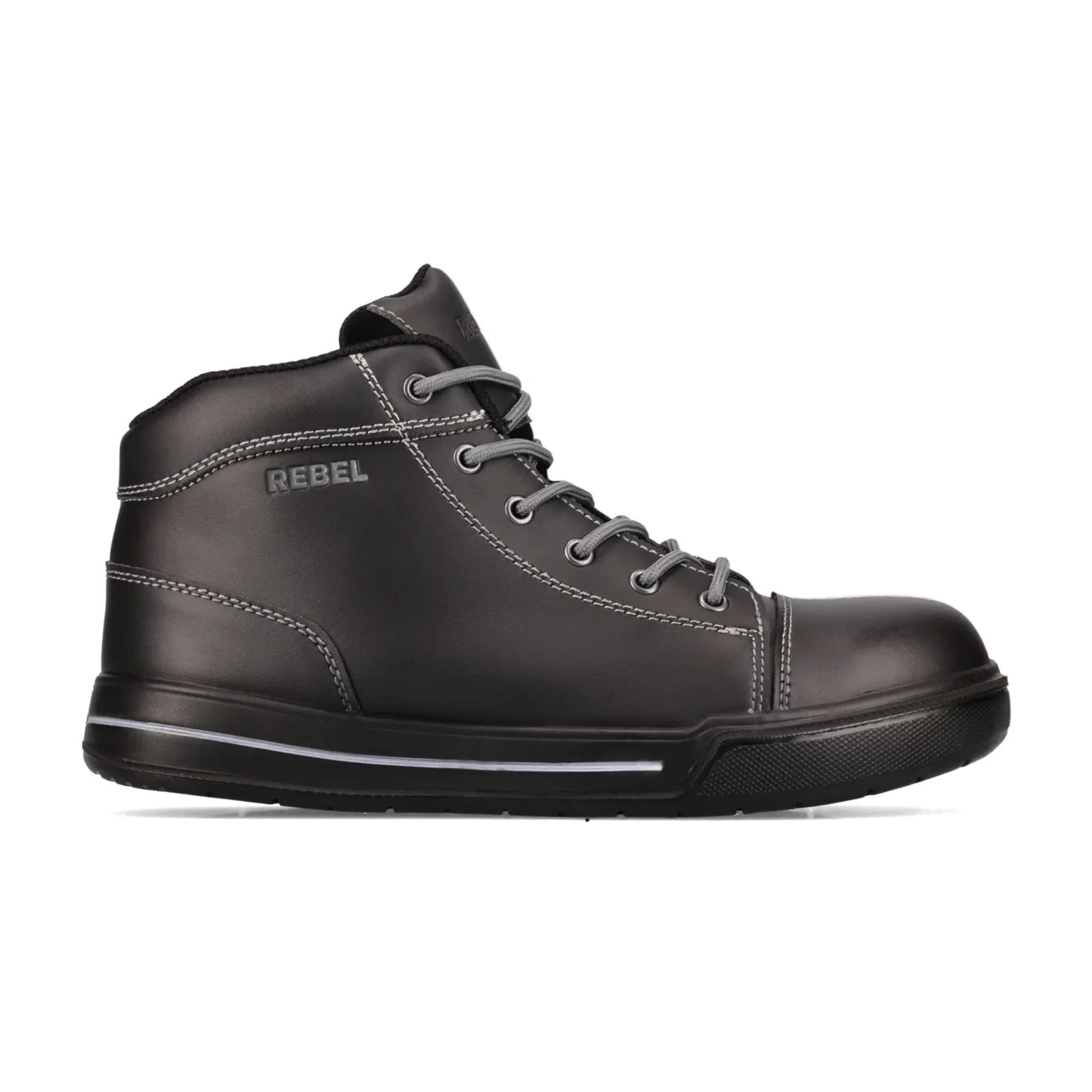 REBEL Hi Top Boot Black