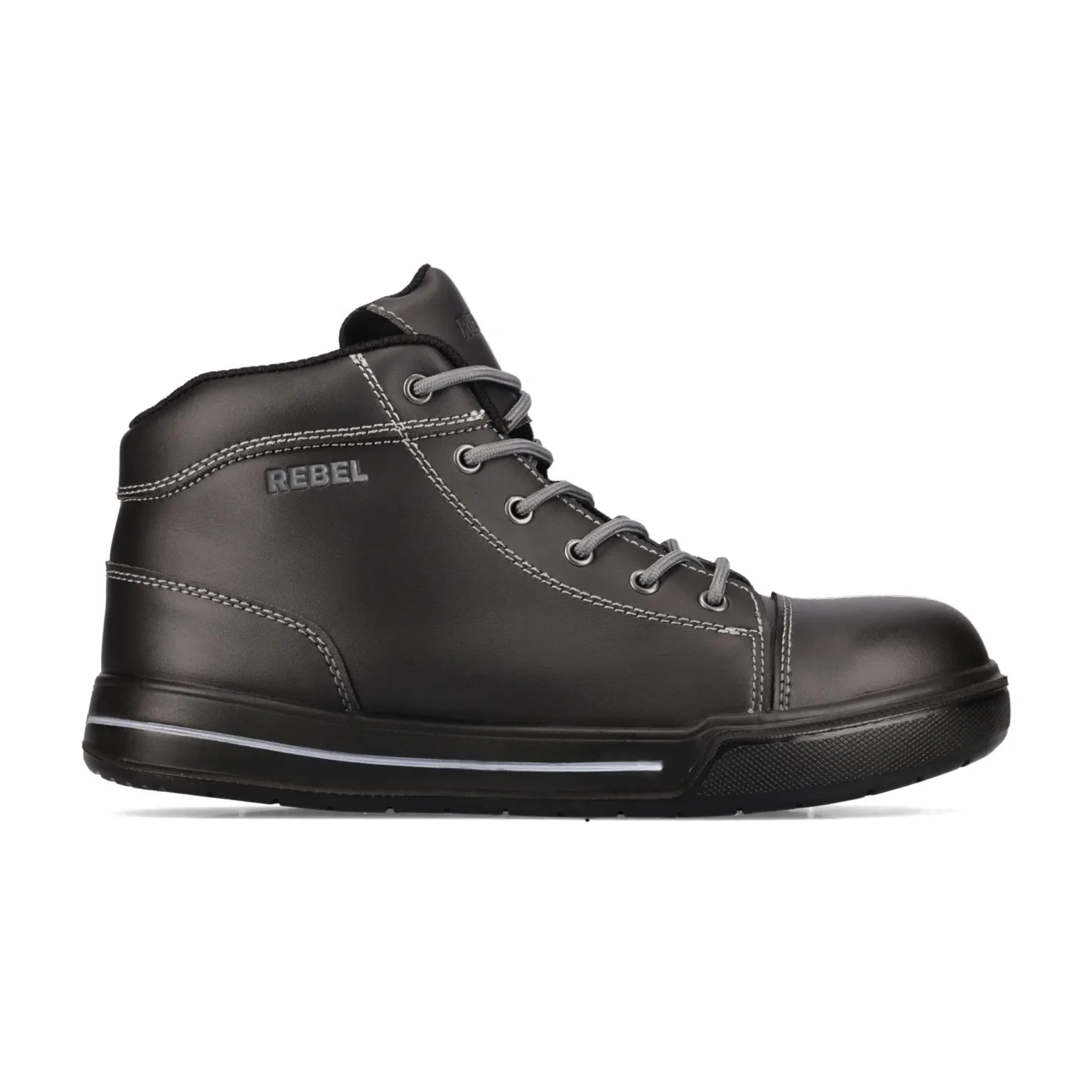 REBEL Hi Top Boot Black