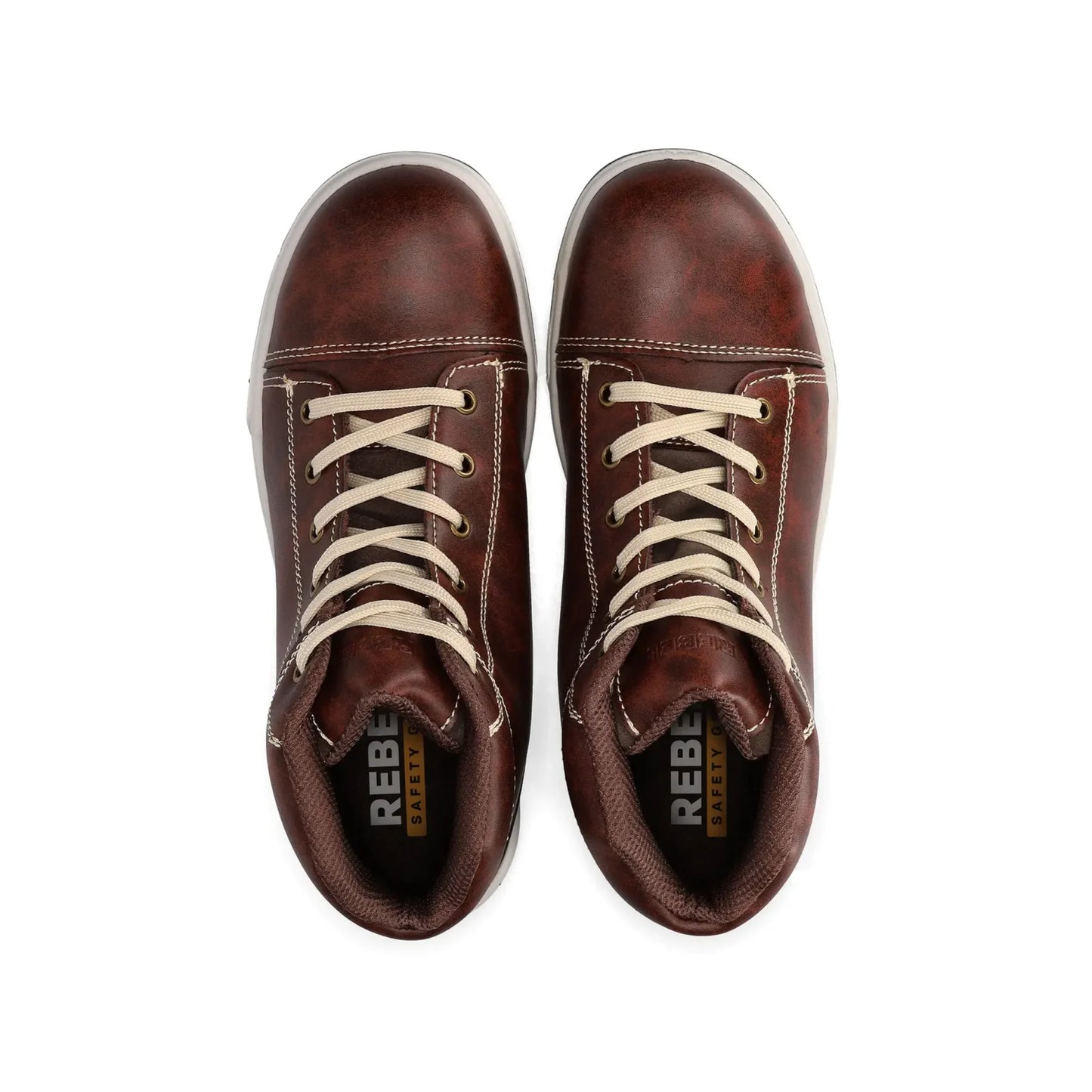 REBEL Hi Top Boot Brown