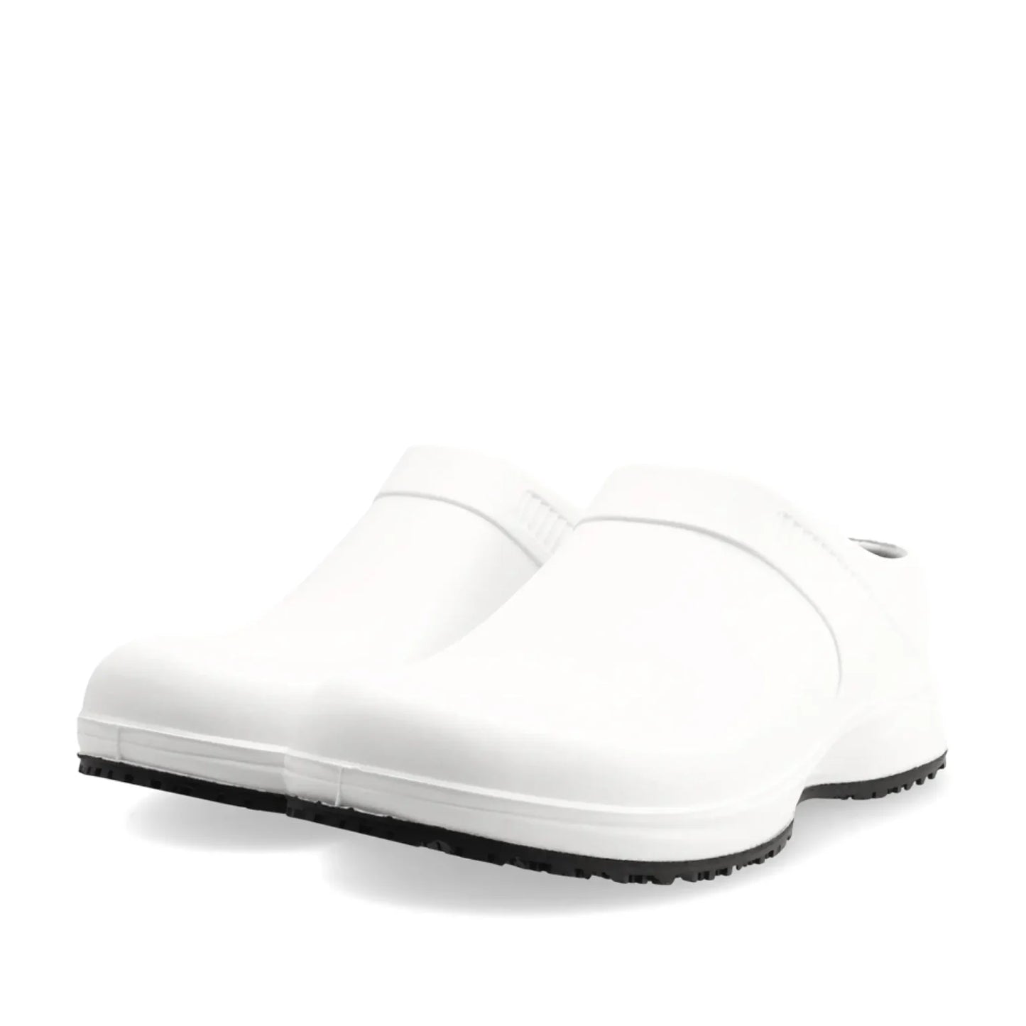 REBEL Cruiza Chef-Pro Slip-on Clog No Strap White and Black