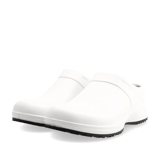 REBEL Cruiza Chef-Pro Slip-on Clog No Strap White and Black
