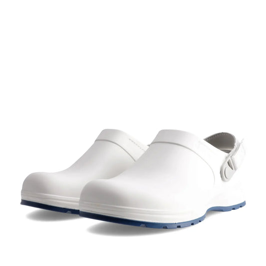 REBEL Cruiza Medi-Pro Slip-on Clog White and Blue