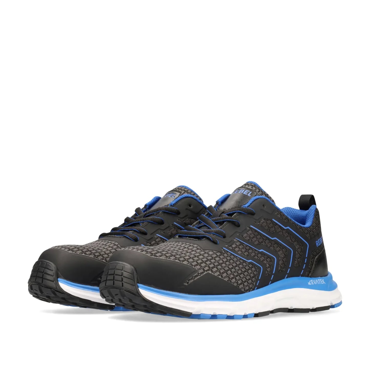REBEL Unisex Light Industrial 2.0 Shoe Black Blue