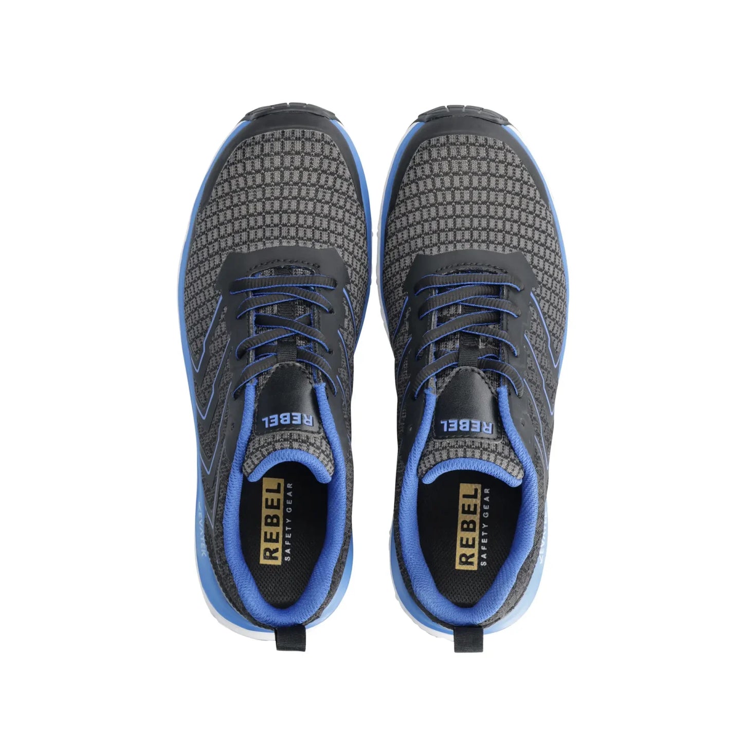 REBEL Unisex Light Industrial 2.0 Shoe Black Blue