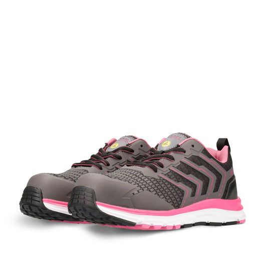 REBEL Ladies Light Industrial 2.0 Shoe Black Pink