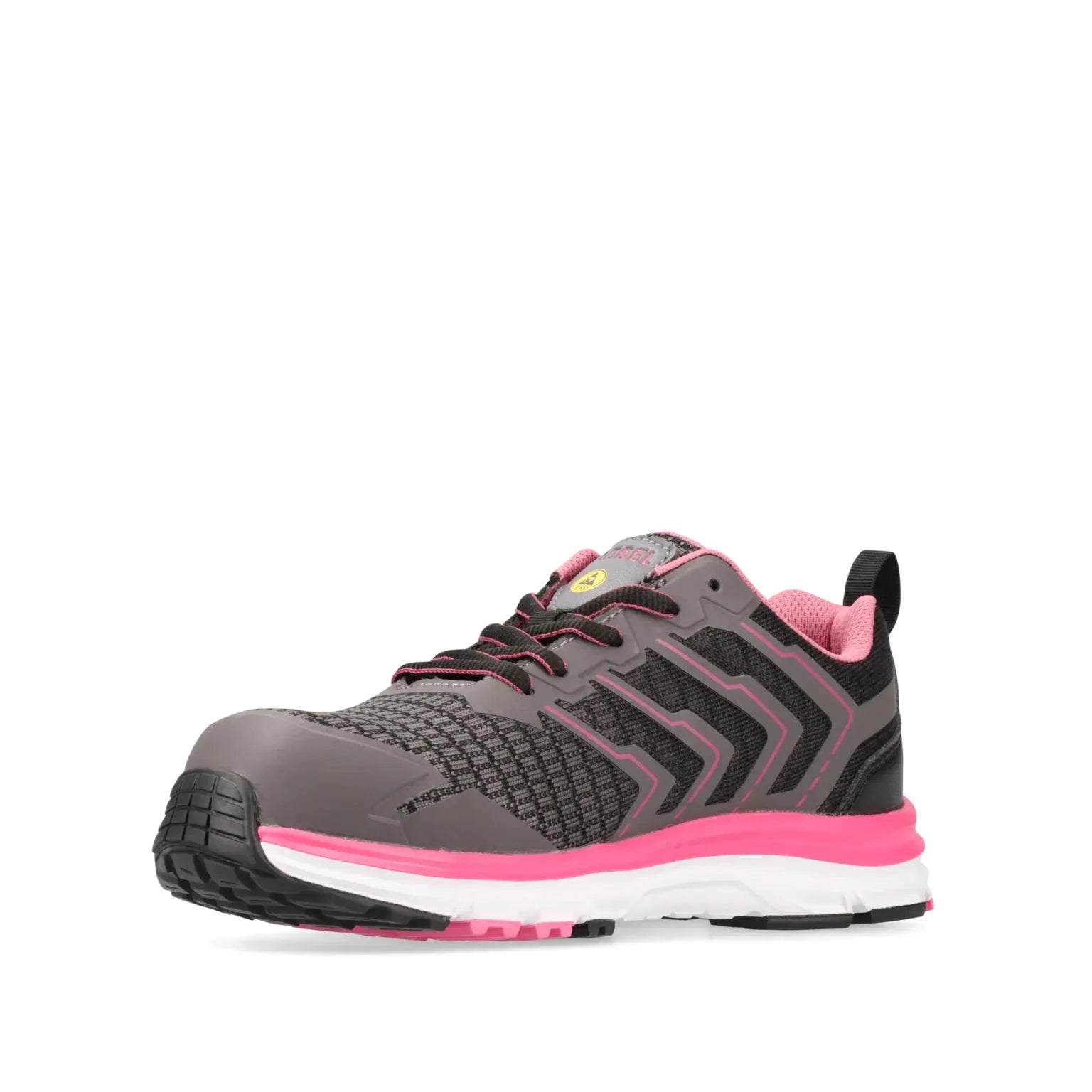 REBEL Ladies Light Industrial 2.0 Shoe Black Pink