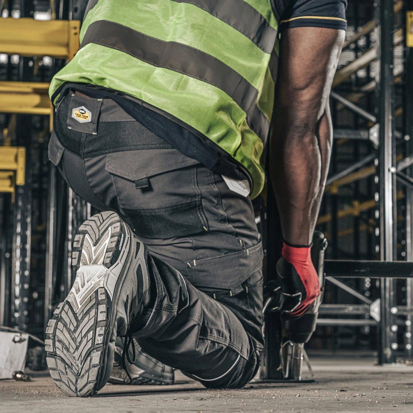 REBEL Grey Wolf Modern Safety Shoe